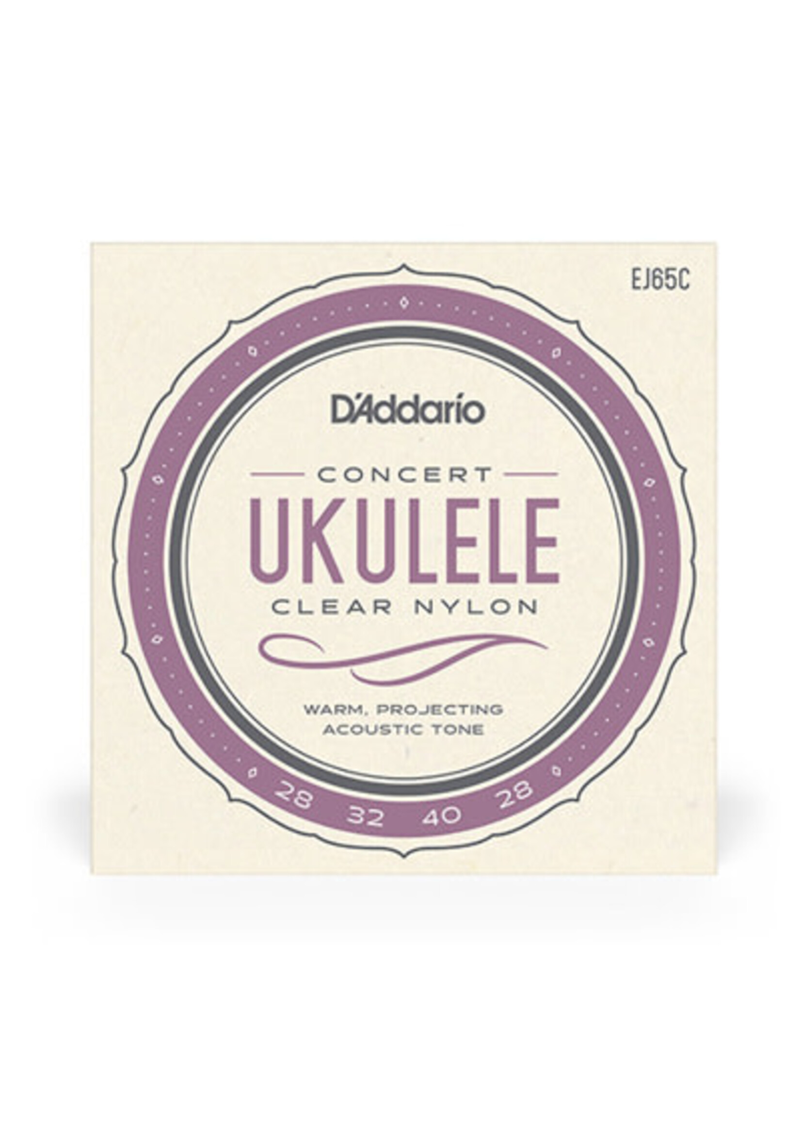 D'Addario D'Addario Ukulele Strings Nylon Concert EJ65C