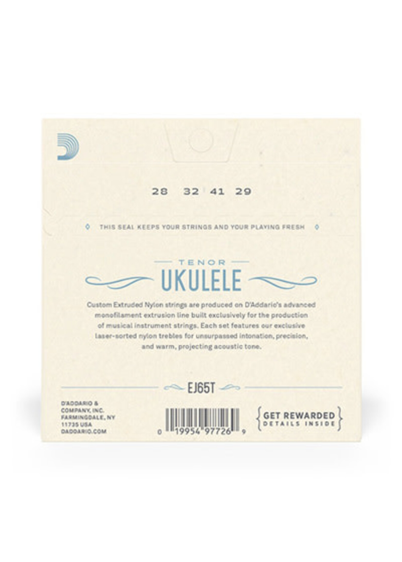 D'Addario D'Addario Nylon Ukulele Strings Tenor EJ65T