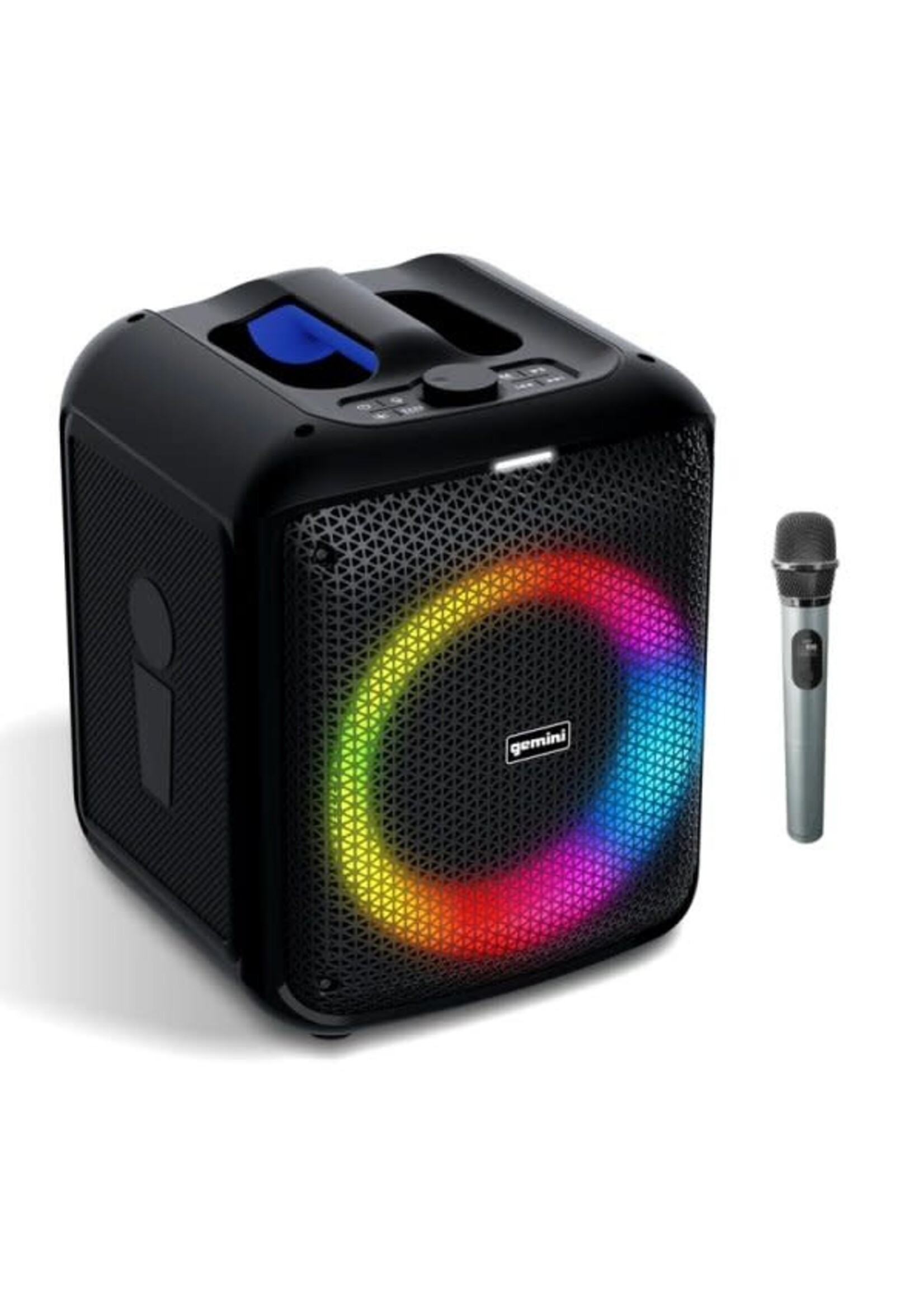 Gemini Gemini Portable Bluetooth Karaoke Speaker - 100W With LED Lights