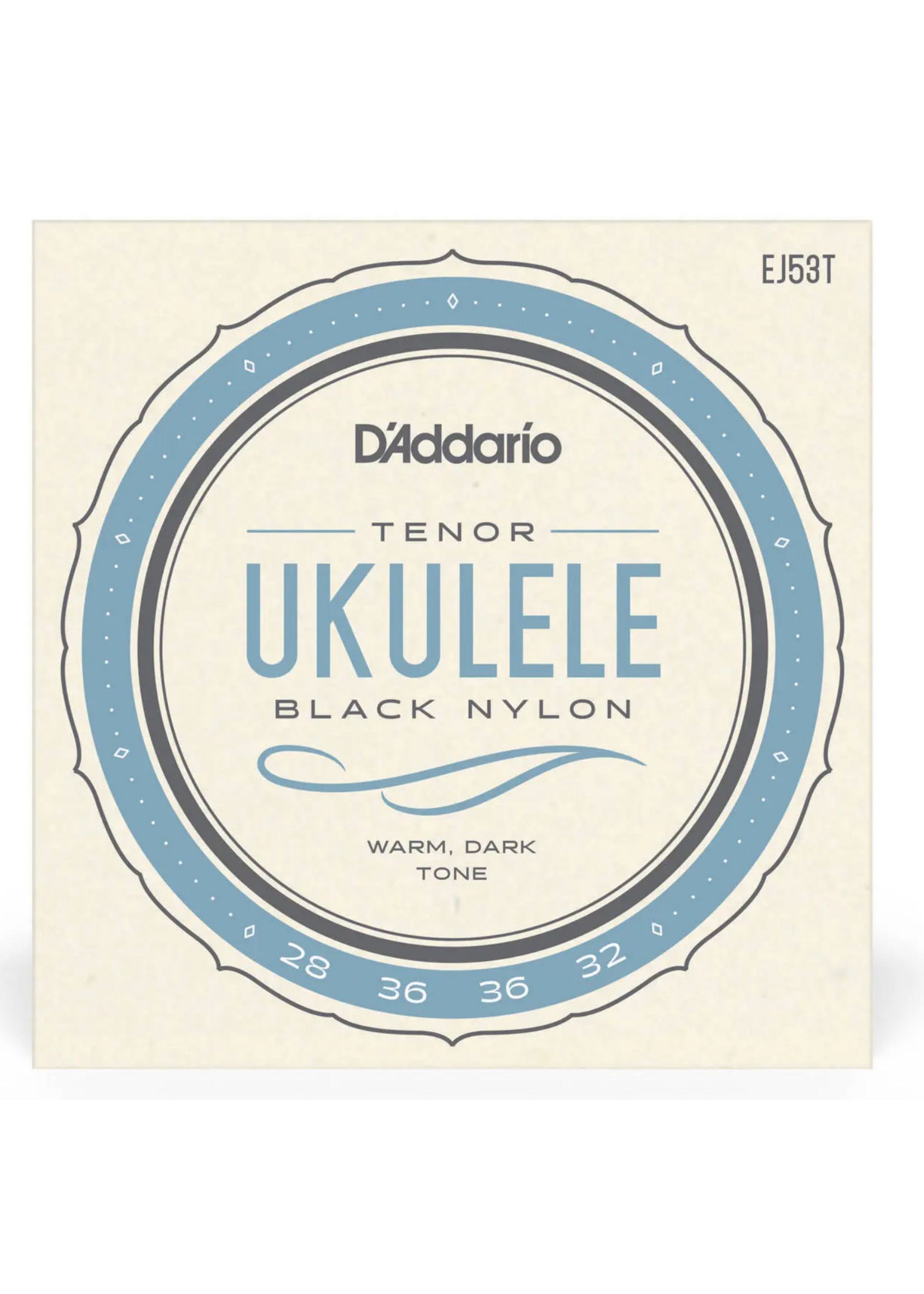 D'Addario D'Addario Black Nylon Ukulele Strings Tenor EJ53T