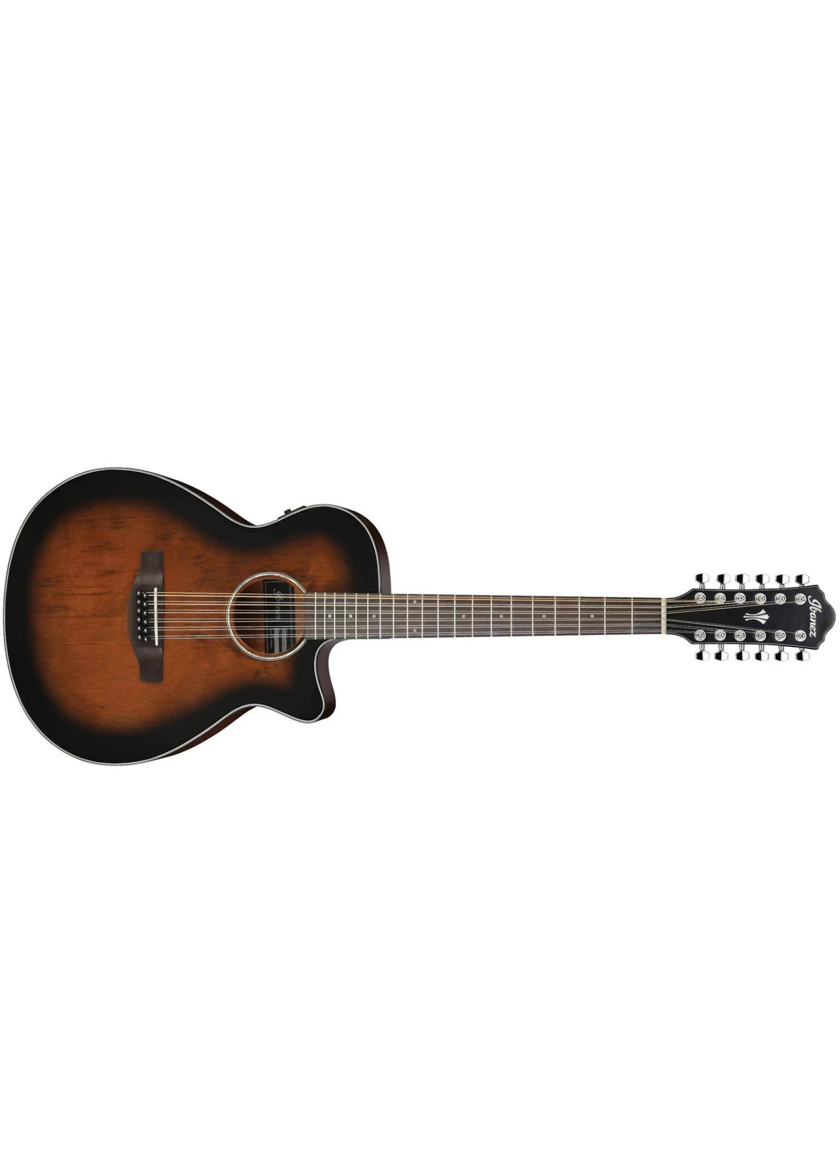 Ibanez Ibanez Acoustic Electric 12 String Guitar  AEG5012 - Dark Violin Sunburst