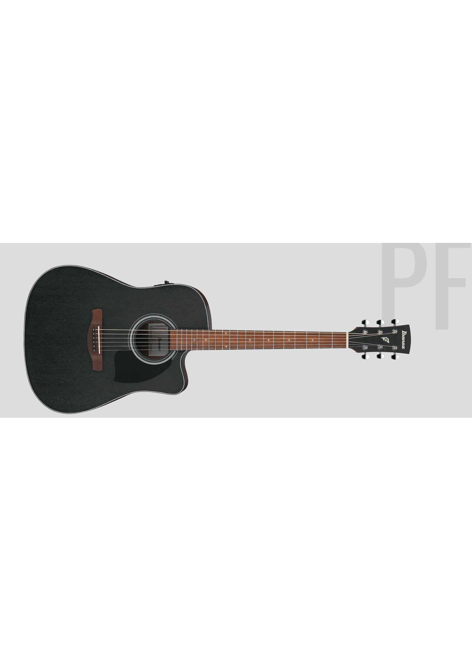Ibanez Ibanez Acoustic Guitar PF54CE Weathered Black