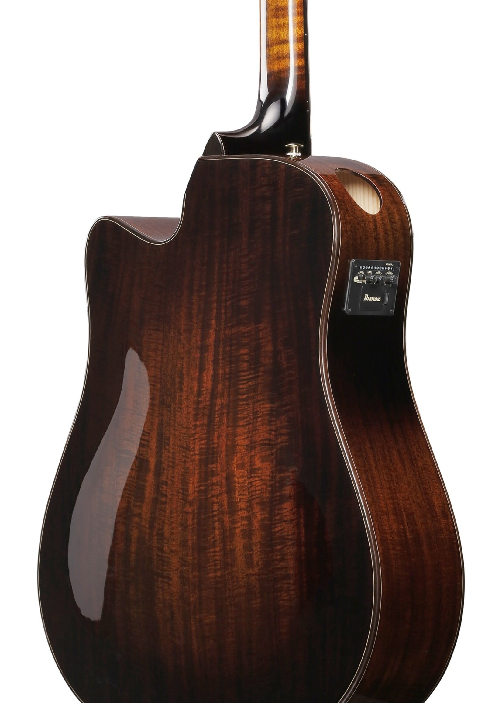 Ibanez Ibanez Advanced Acoustic Electric Guitar AAD361CETKR - Transparent Black High Gloss