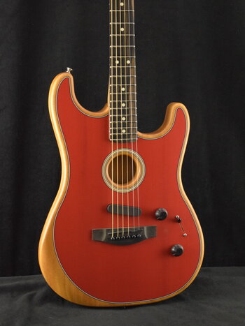Fender Fender American Acoustasonic Stratocaster Dakota Red