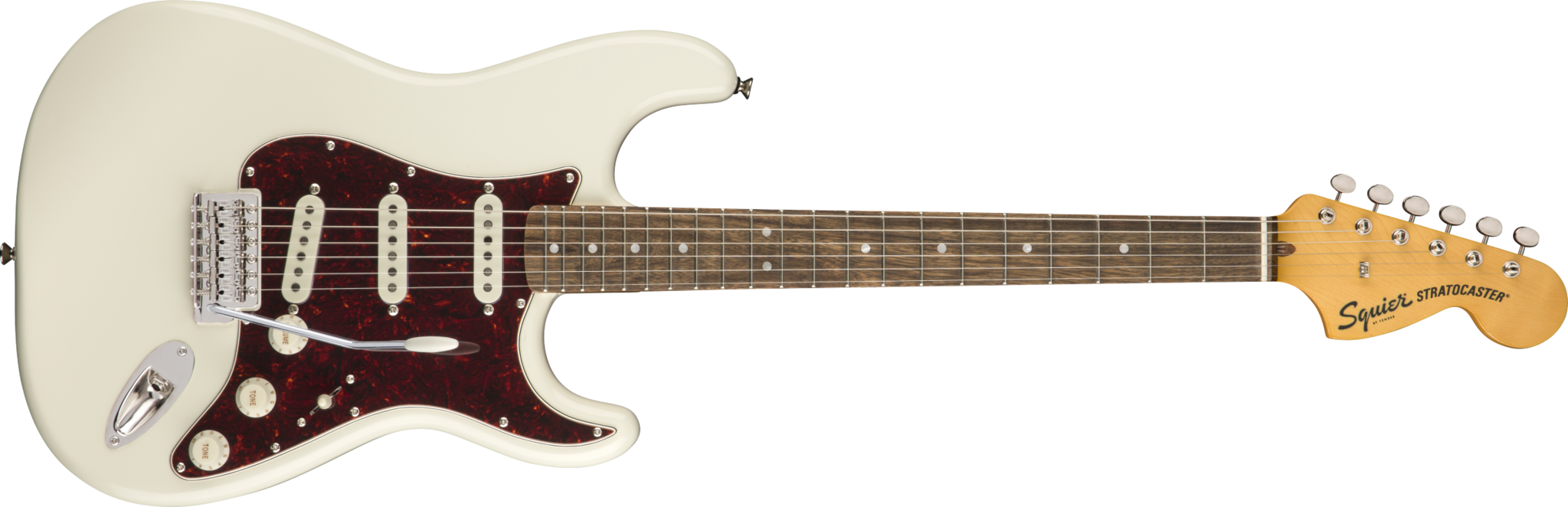 Squier Squier Classic Vibe '70s Stratocaster LRL Laurel Fingerboard Olympic  White - Fuller's Guitar