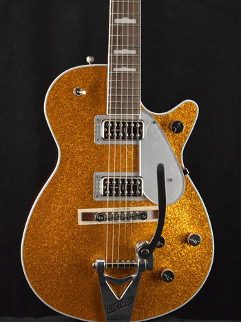 Gretsch Gretsch G6129T-89 Vintage Select '89 Sparkle Jet with Bigsby Gold Sparkle