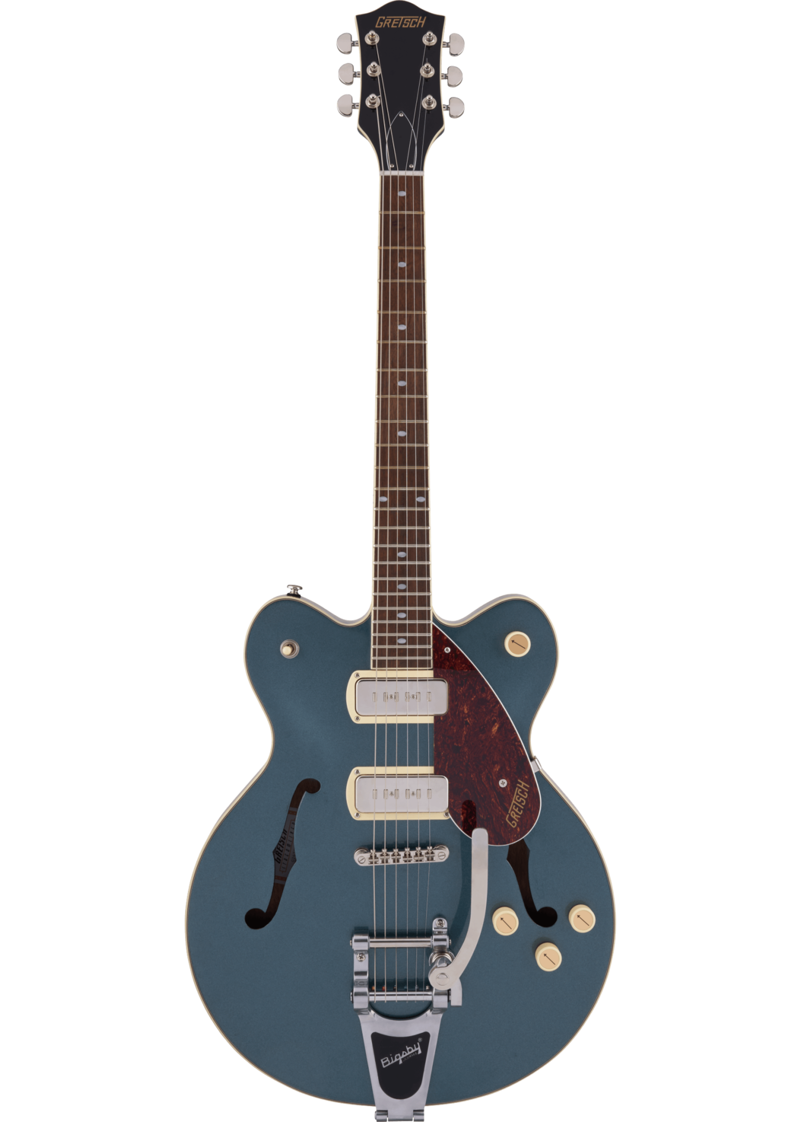 安心発送 P90 Double Cut Block Center Streamliner G2622t P90 Gretsch With シリアルno Is 3 2kg 店頭在庫品 Gunmetal Bigsby ギター ベース