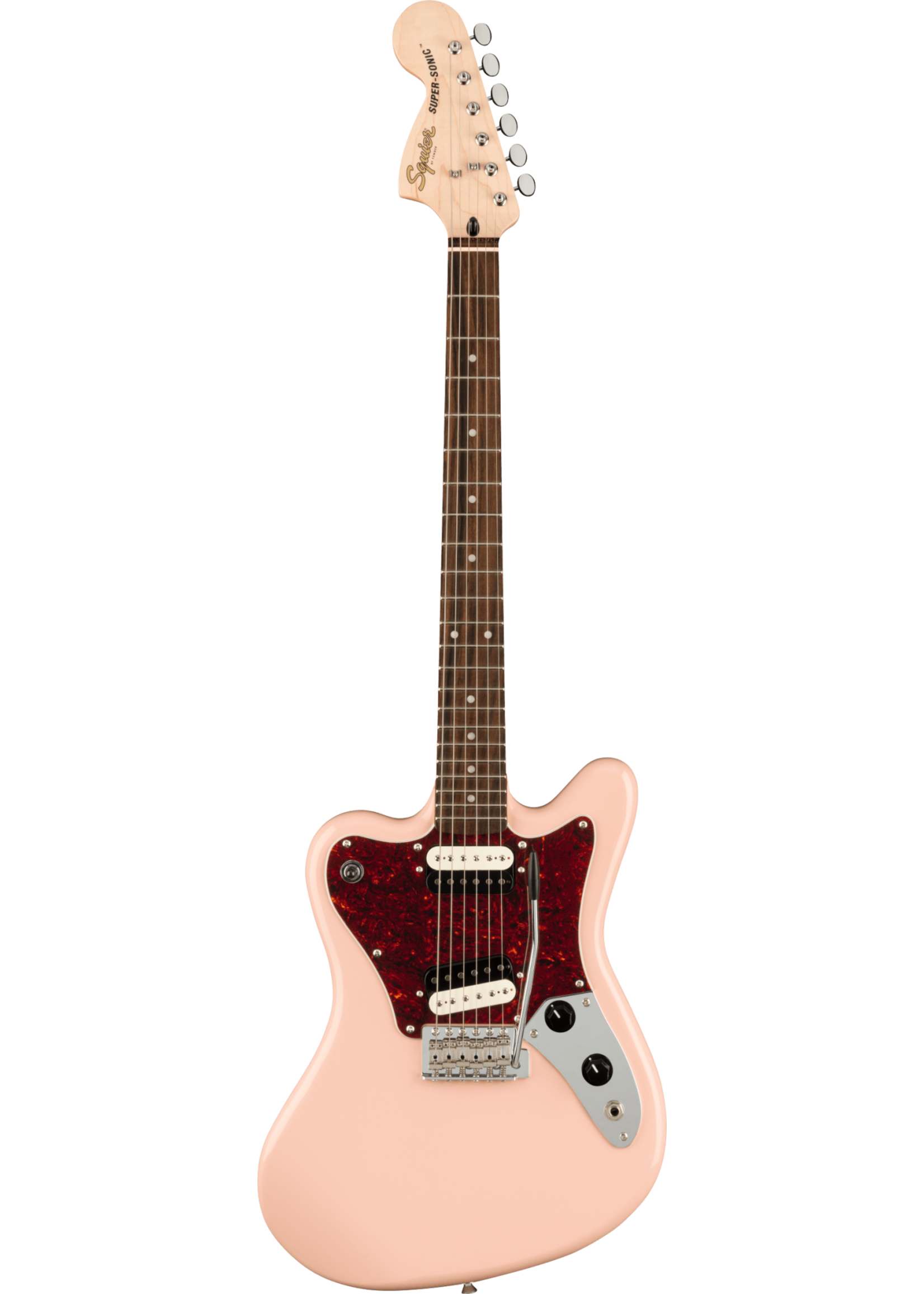 Squier Squier Paranormal Super-Sonic Shell Pink