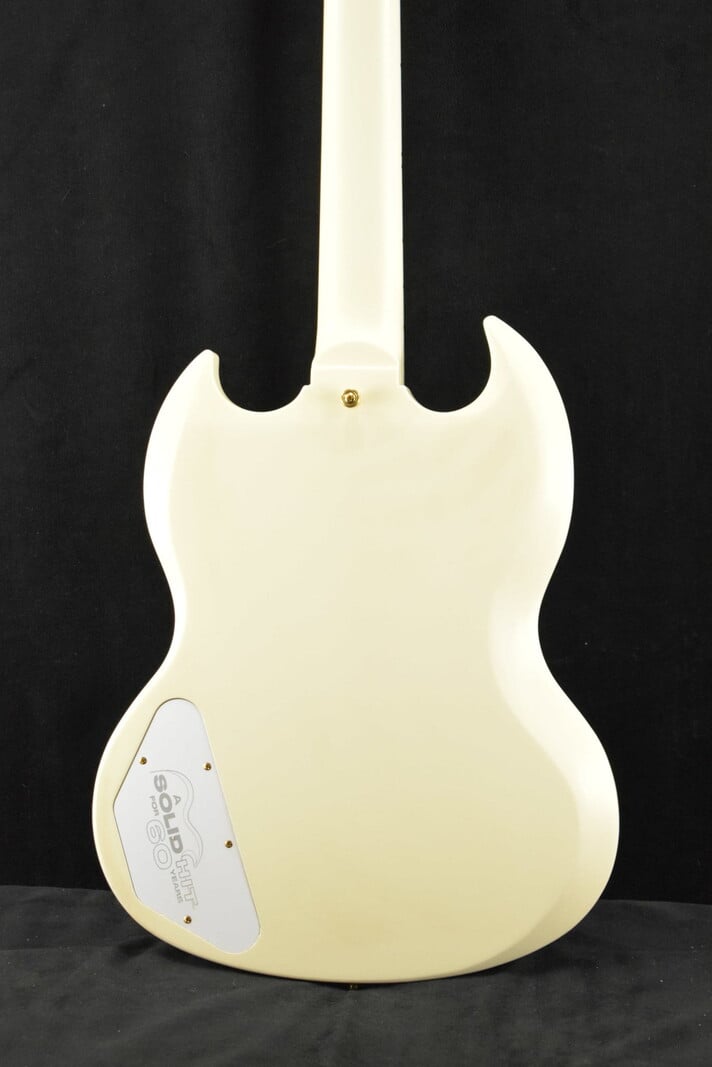Gibson Gibson Custom Shop 60th Anniversary 1961 Les Paul SG Custom With Sideways Vibrola Polaris White
