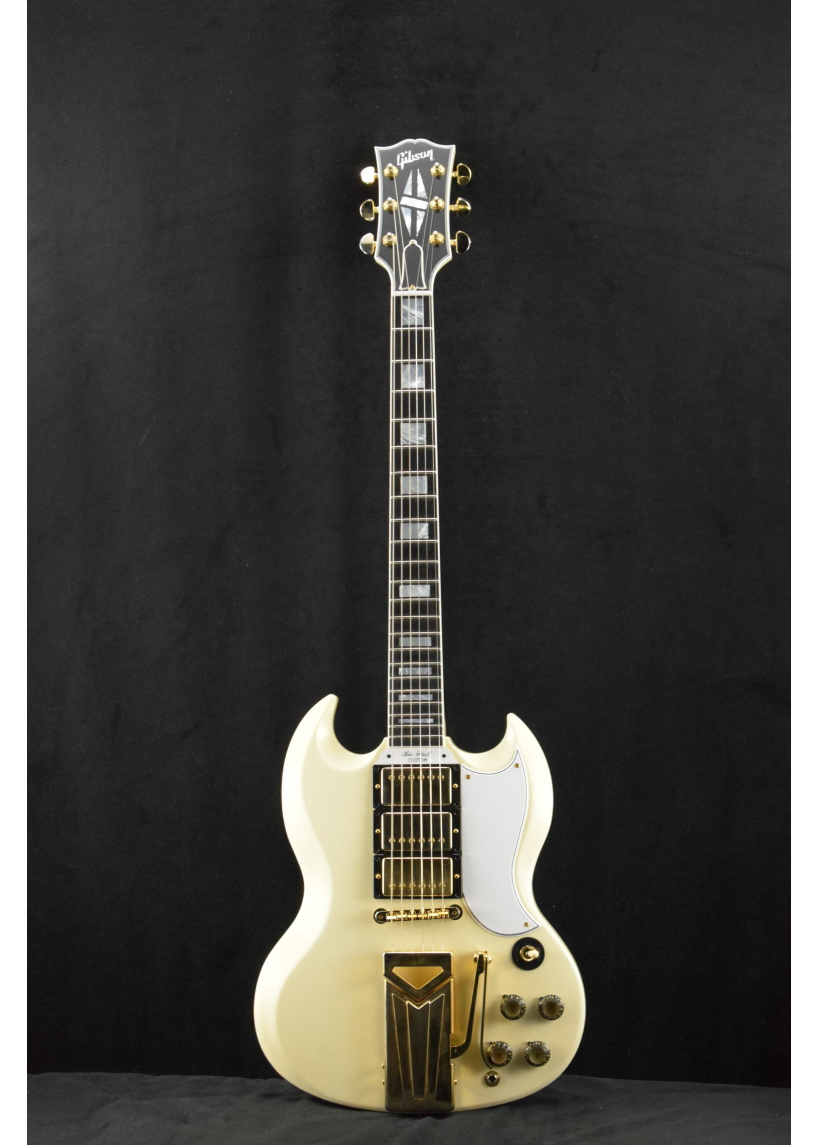 Gibson Gibson 60th Anniversary 1961 Les Paul SG Custom With Sideways Vibrola Polaris White