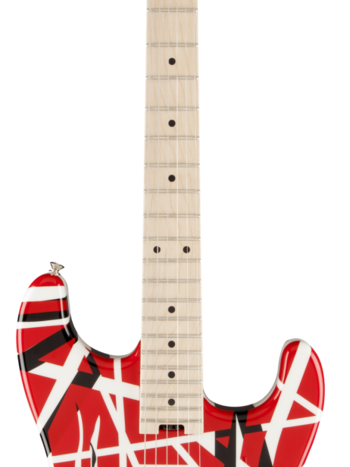 EVH EVH Striped Series Red with Black Stripes