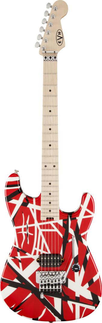 EVH EVH Striped Series Red with Black Stripes