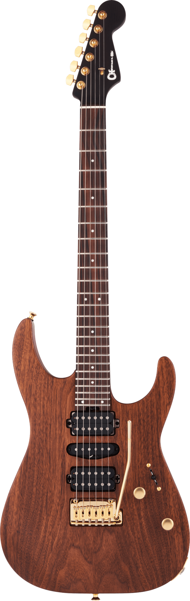 Charvel Charvel MJ DK24 HSH 2PT E Mahogany with Figured Walnut Natural Made In Japan