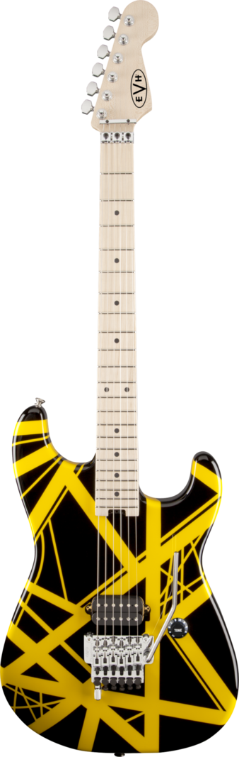 EVH EVH Striped Series Black with Yellow Stripes