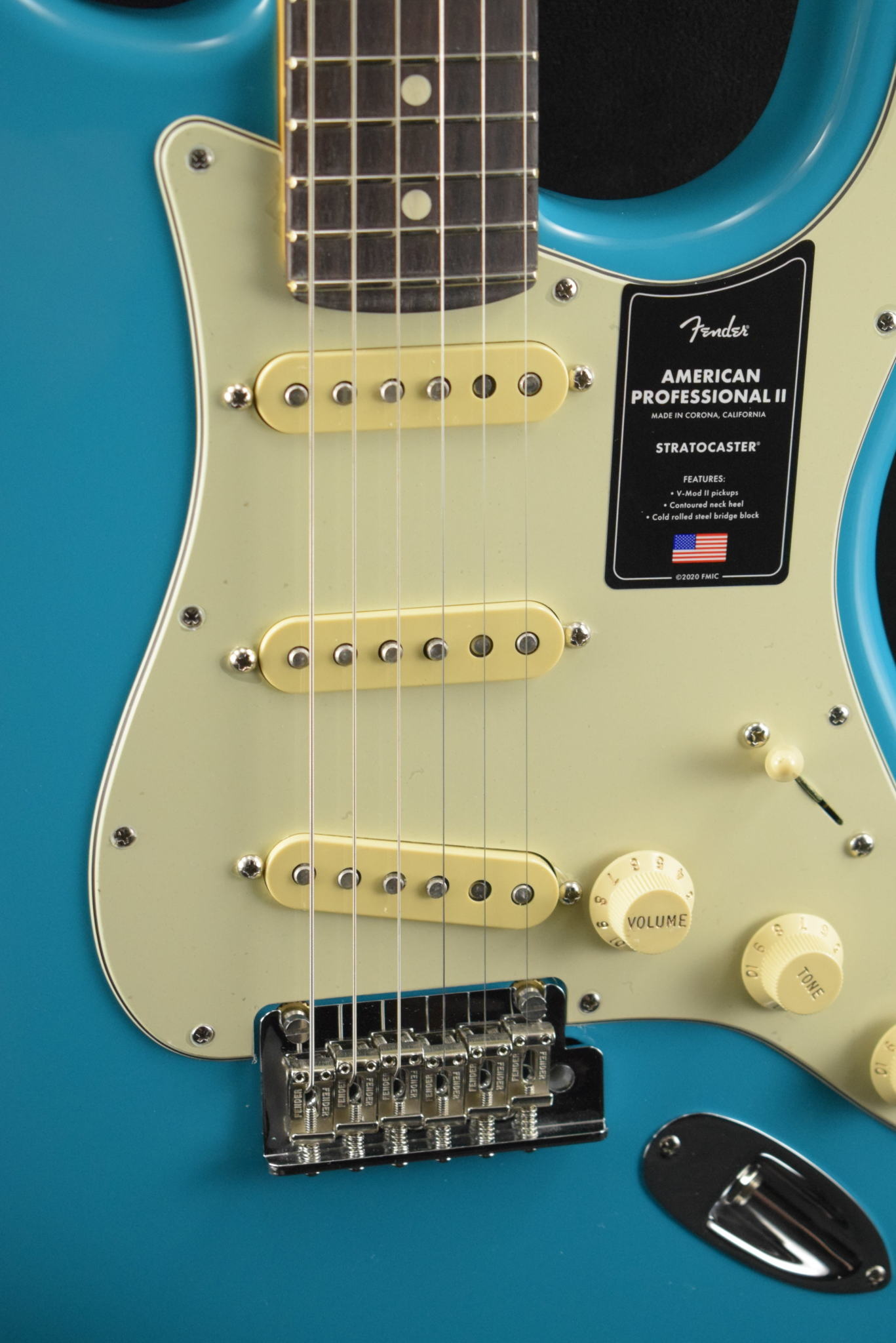 Fender Fender American Professional II Stratocaster Miami Blue Rosewood