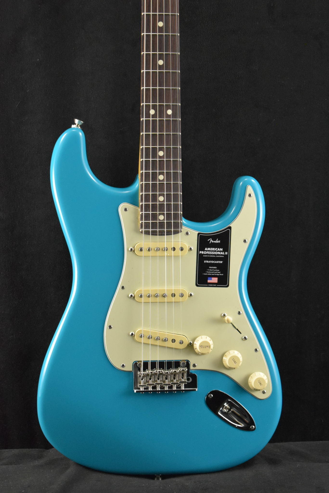 Fender Fender American Professional II Stratocaster Miami Blue Rosewood
