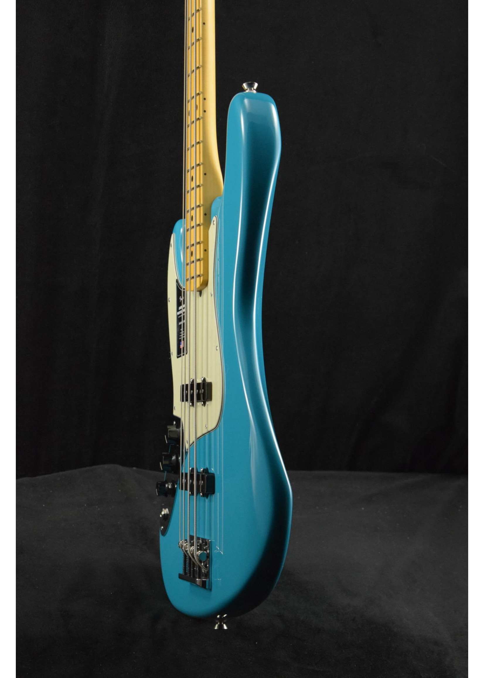 Fender Fender American Professional II Jazz Bass Left-Hand Maple Fingerboard Miami Blue