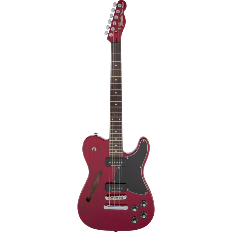 Fender Fender Jim Adkins JA-90 Telecaster Thinline Crimson Red Transparent