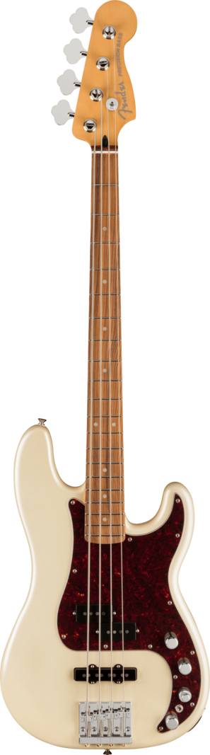 Fender Fender Player Plus Precision Bass (Active PJ) Olympic Pearl Pao Ferro