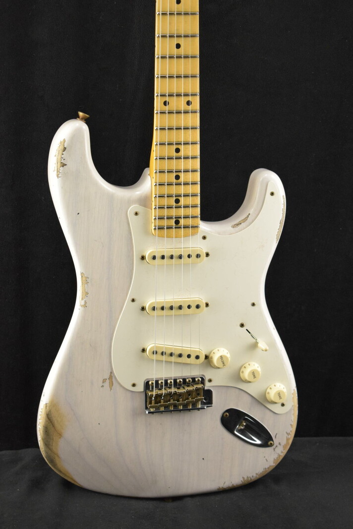 Fender Fender Custom Shop 1957 Stratocaster Relic Aged White Blonde