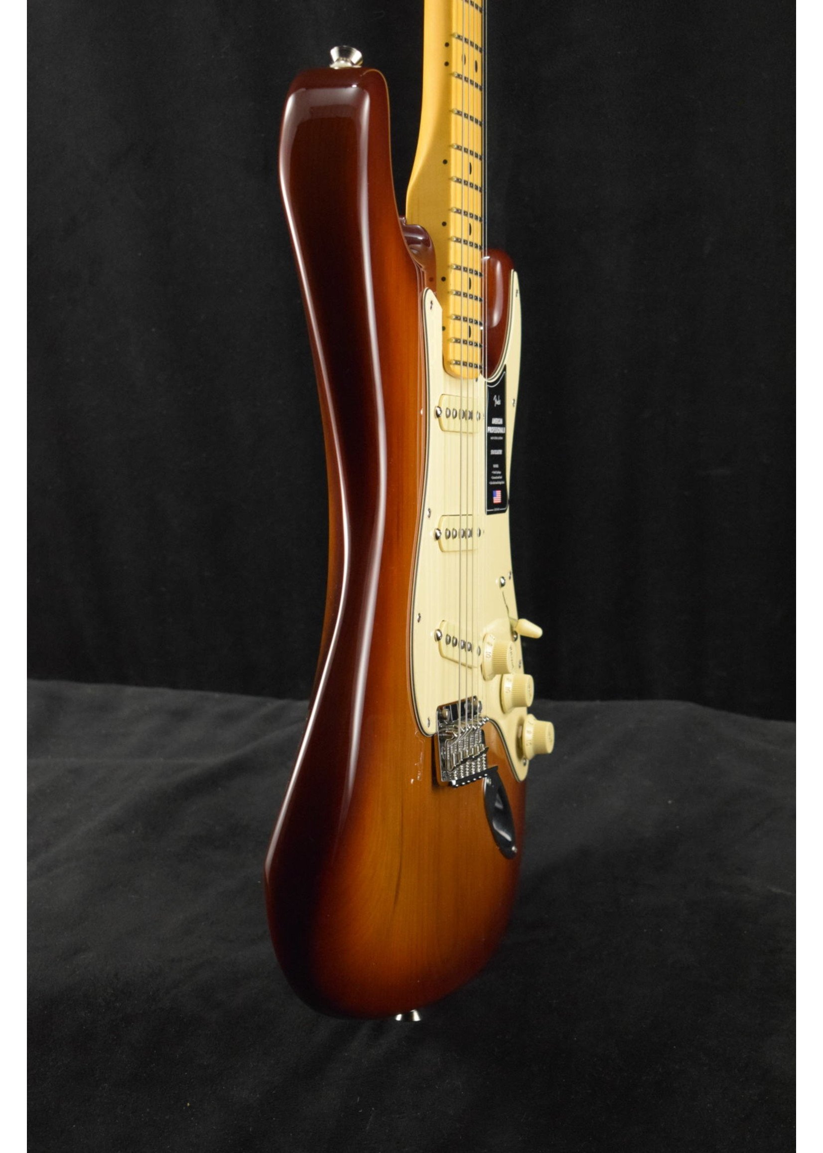 fender american professional stratocaster sienna sunburst