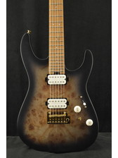 Charvel Charvel Pro-Mod DK24 HH 2PT CM Poplar Burl Transparent Black Burst