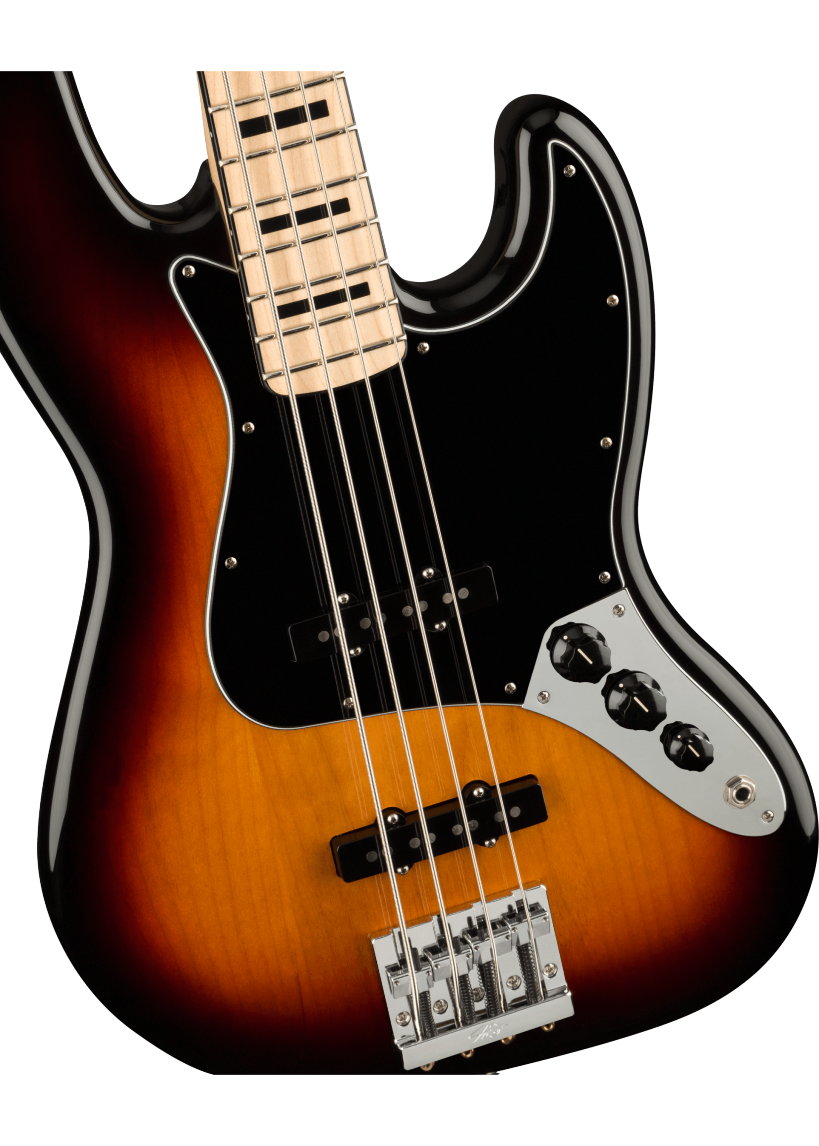 sunburst fender bass