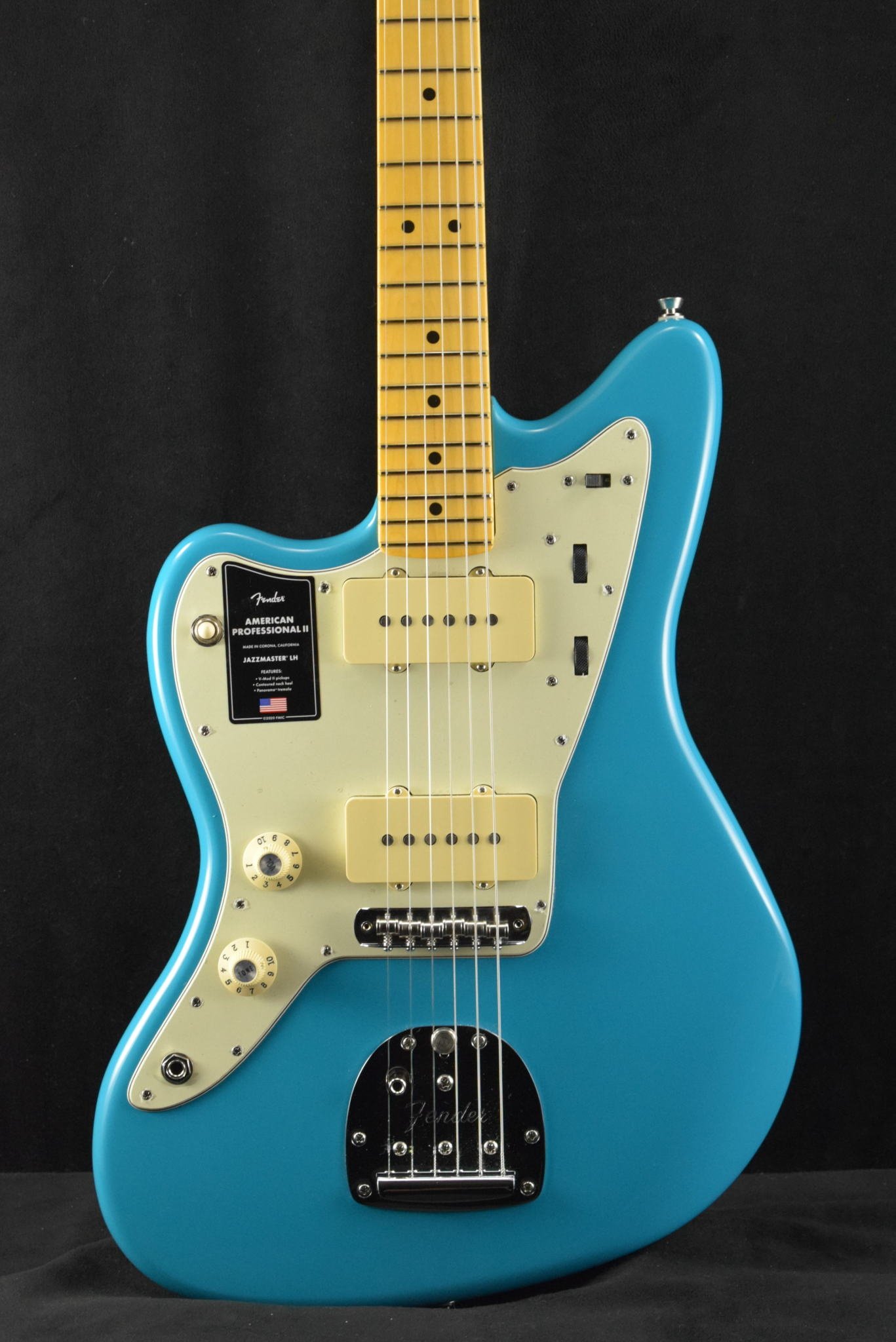 Fender American Professional II Jazzmaster Left-Hand Miami Blue