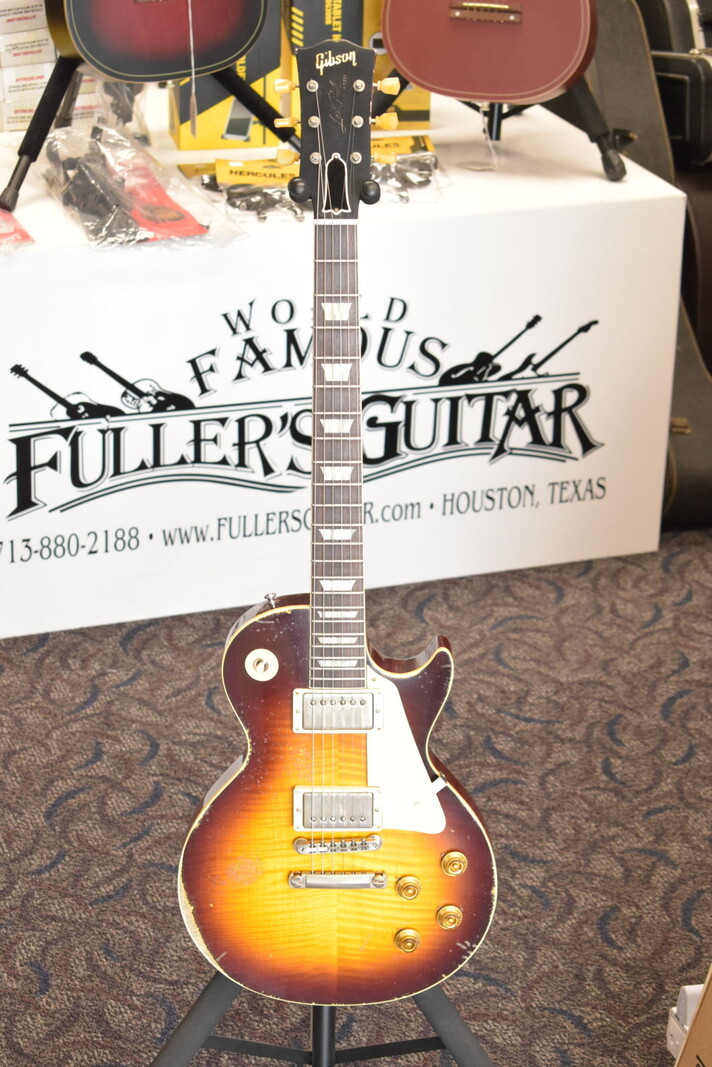 Gibson Gibson Murphy Lab 1959 Les Paul Standard Bourbon Burst Ultra Heavy Aged - Fuller's Exclusive