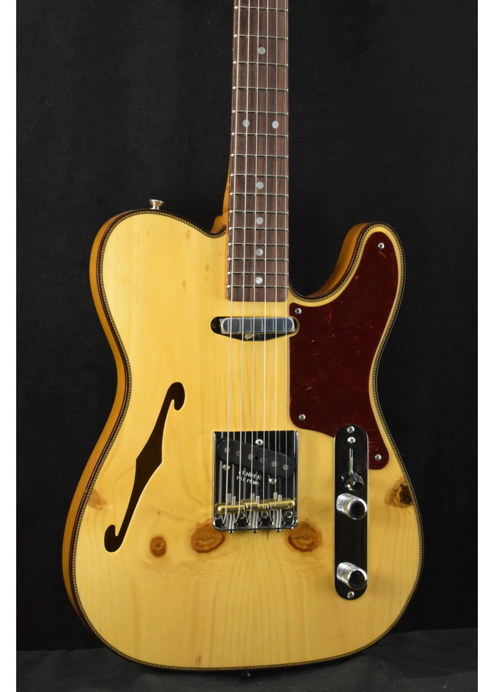 Fender Artisan Knotty Pine Tele Thinline a Aged Natural Fuller S Guitar