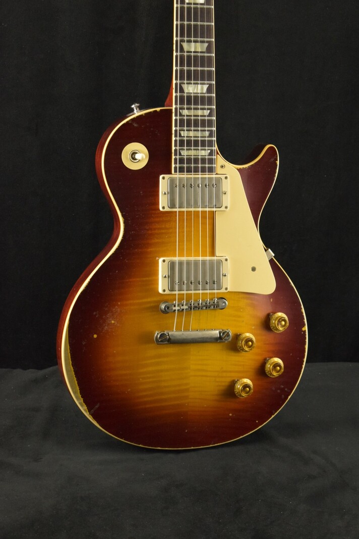 Gibson Gibson Murphy Lab 1959 Les Paul Standard Wide Tomato Burst Ultra Heavy Aged - Fuller's Exclusive