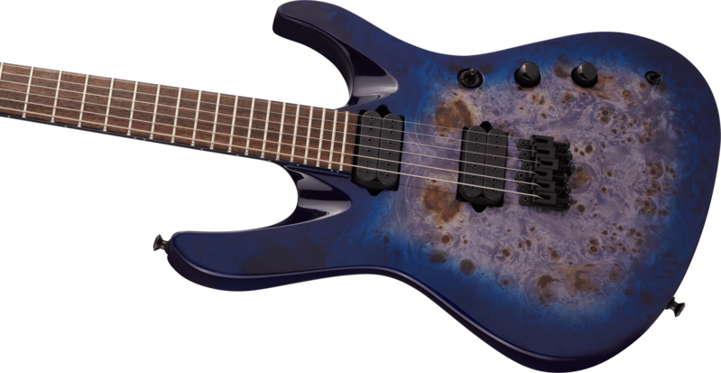 Jackson Jackson Pro Series Signature Chris Broderick Soloist HT6P Transparent Blue