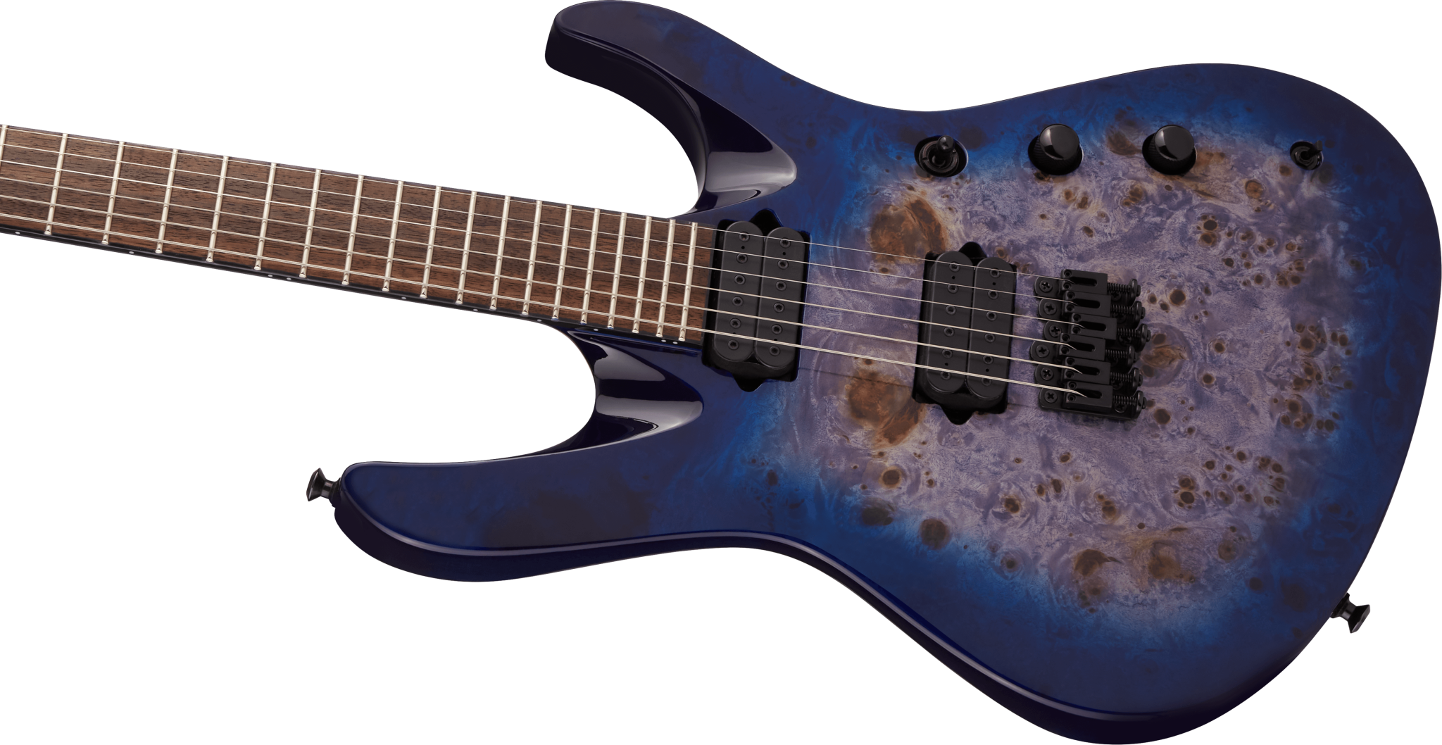 Jackson Jackson Pro Series Signature Chris Broderick Soloist HT6P Transparent Blue