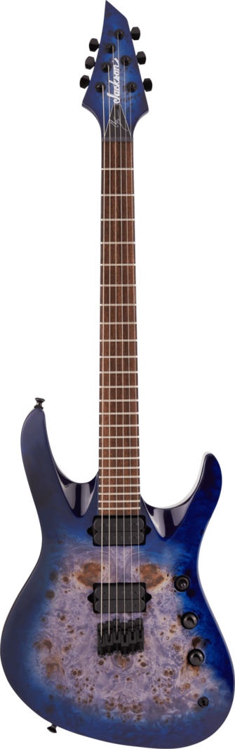 Jackson Jackson Pro Series Signature Chris Broderick Soloist HT6P Transparent Blue