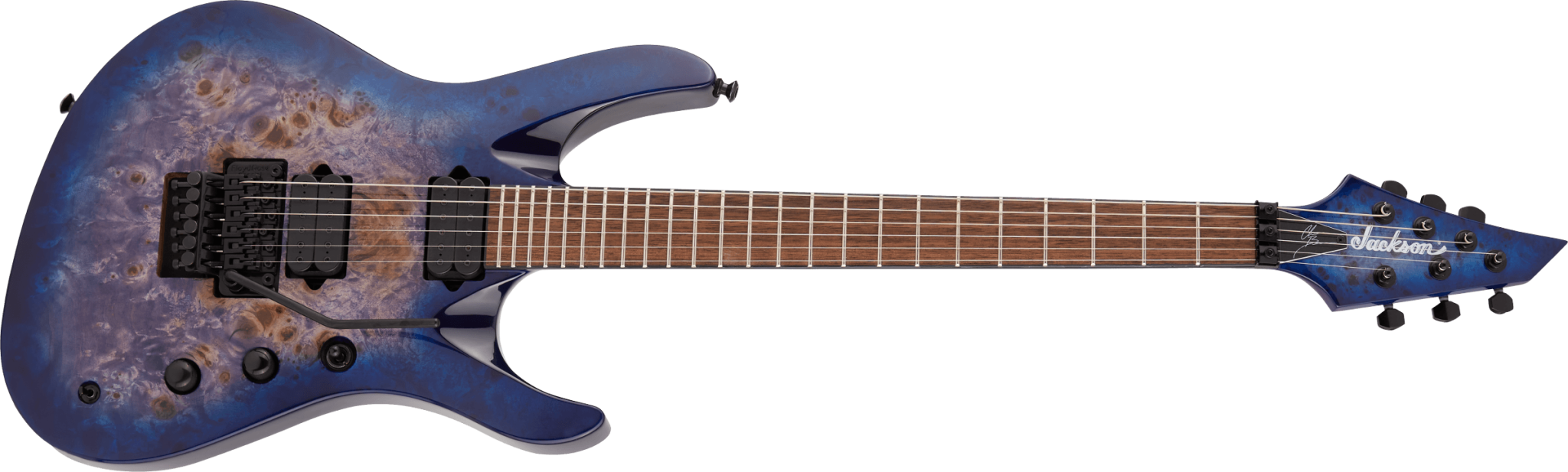 Jackson Jackson Pro Series Signature Chris Broderick Soloist 6P Transparent Blue