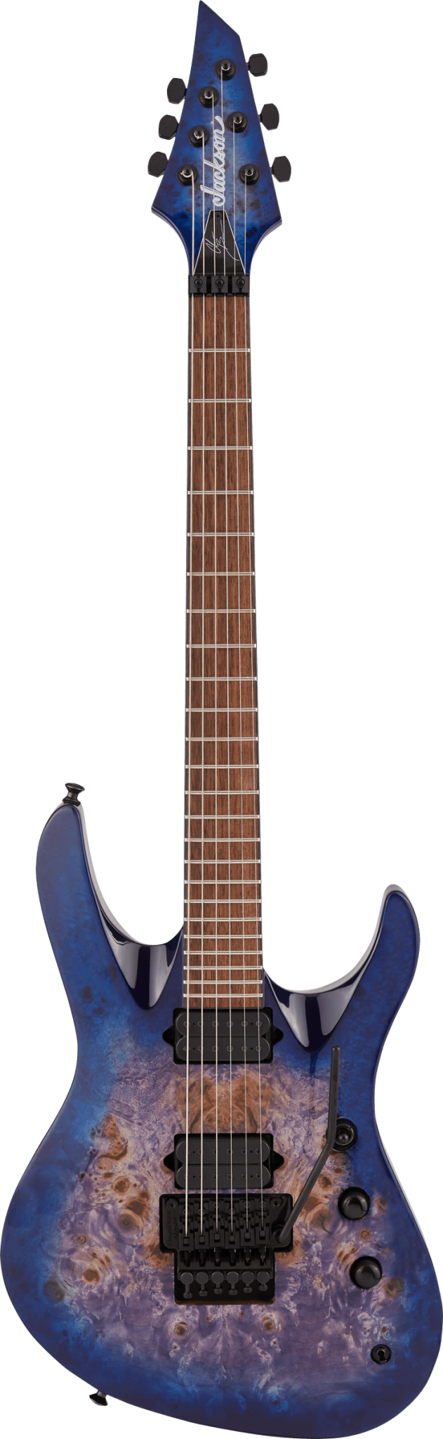 Jackson Pro Series Signature Chris Broderick Soloist 6P Transparent Blue