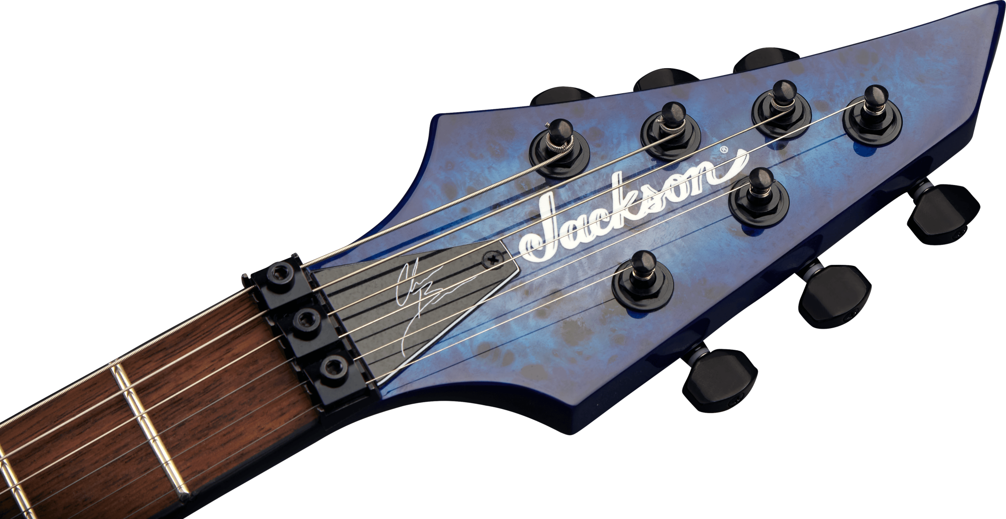 Jackson Jackson Pro Series Signature Chris Broderick Soloist 6P Transparent Blue