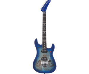 EVH EVH 5150™ Series Deluxe Poplar Burl, Ebony Fingerboard, Aqua Burst