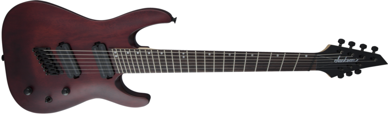 Jackson Jackson X Series Dinky Arch Top DKAF7 MS Multi-Scale Stained Mahogany
