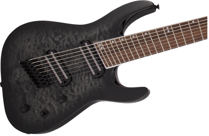 Jackson Jackson X Series Soloist Arch Top SLATX8Q MS Multi-Scale Transparent Black Burst