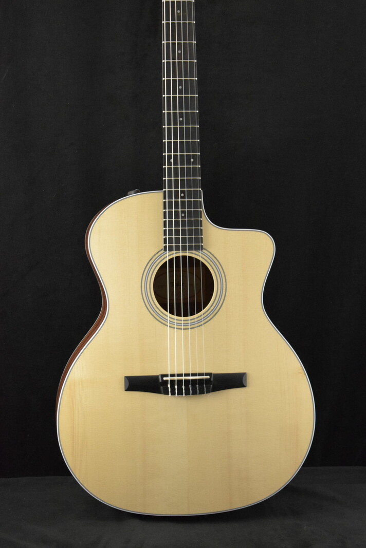 Taylor 214ce-N Nylon-String Natural - Fuller's Guitar
