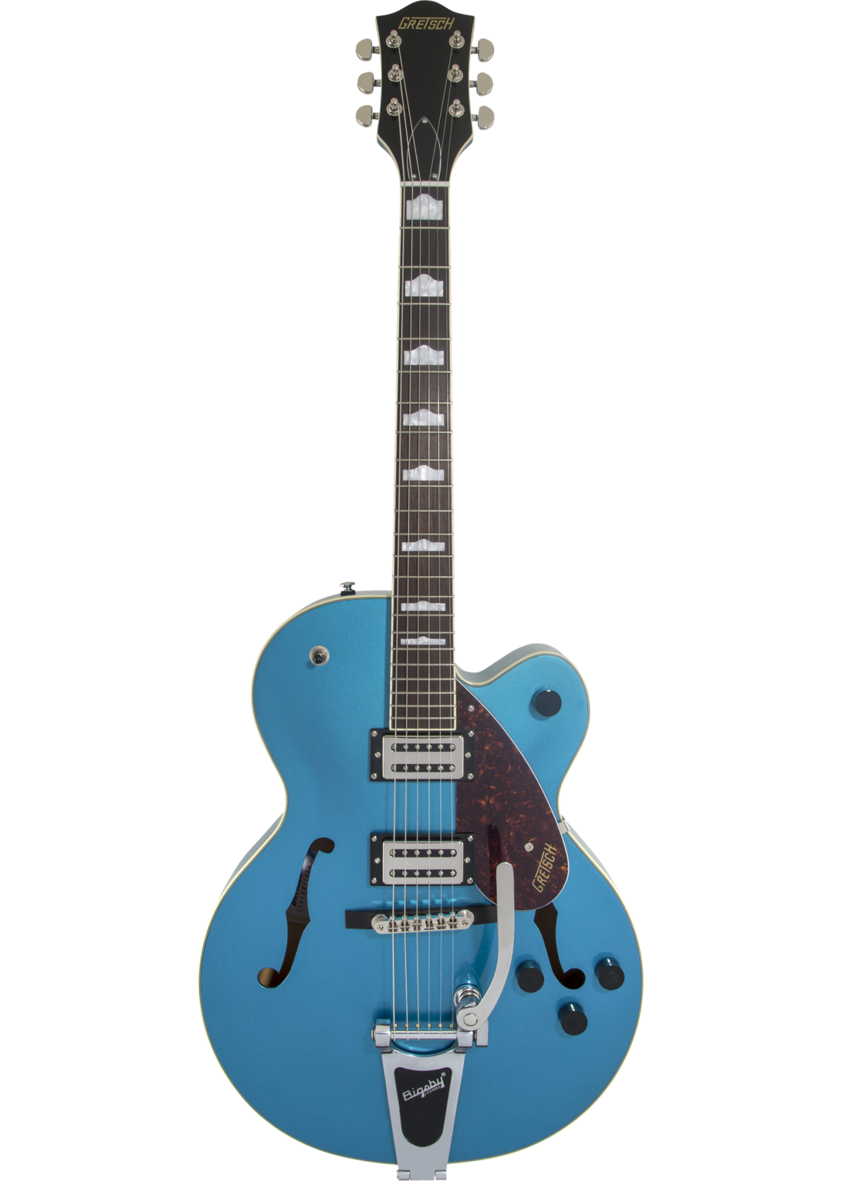 gretsch hollow body blue