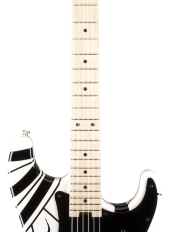 EVH EVH Striped Series White with Black Stripes