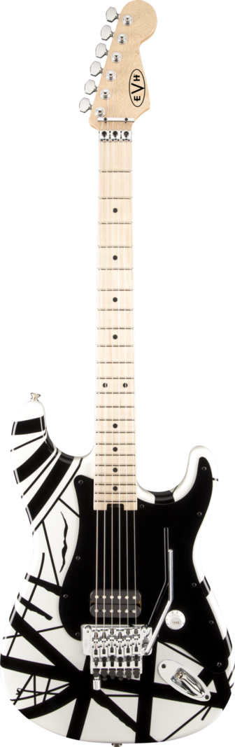 EVH EVH Striped Series White with Black Stripes