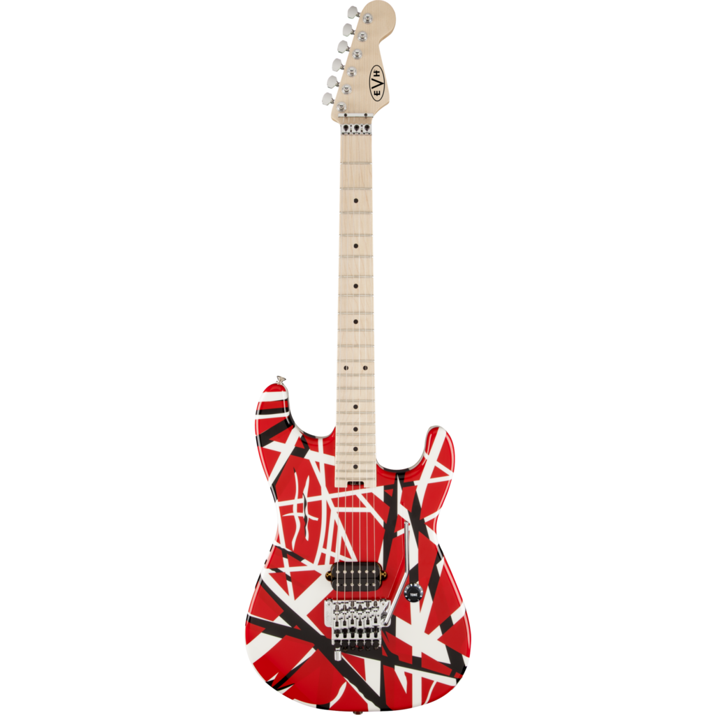 EVH EVH Striped Series Red with Black Stripes