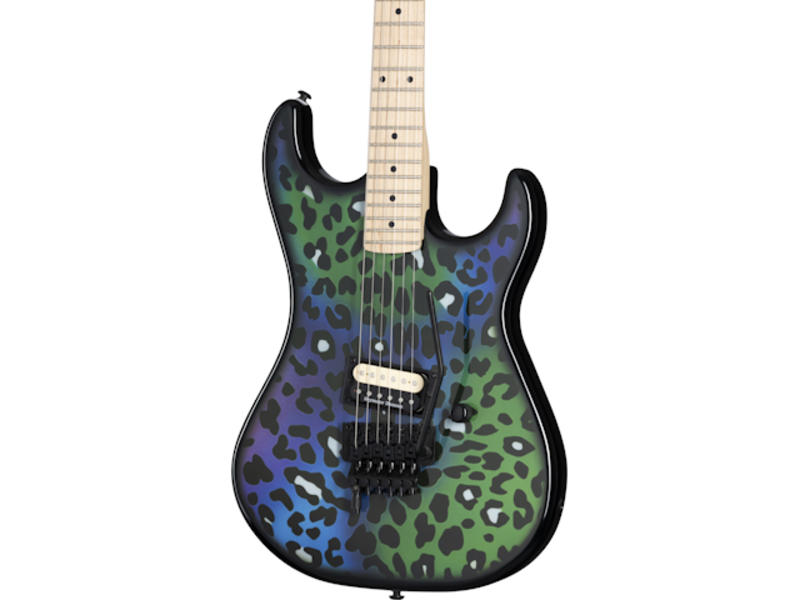 Kramer Kramer Baretta "Feral Cat" Custom Graphic Electric Guitar Rainbow Leopard