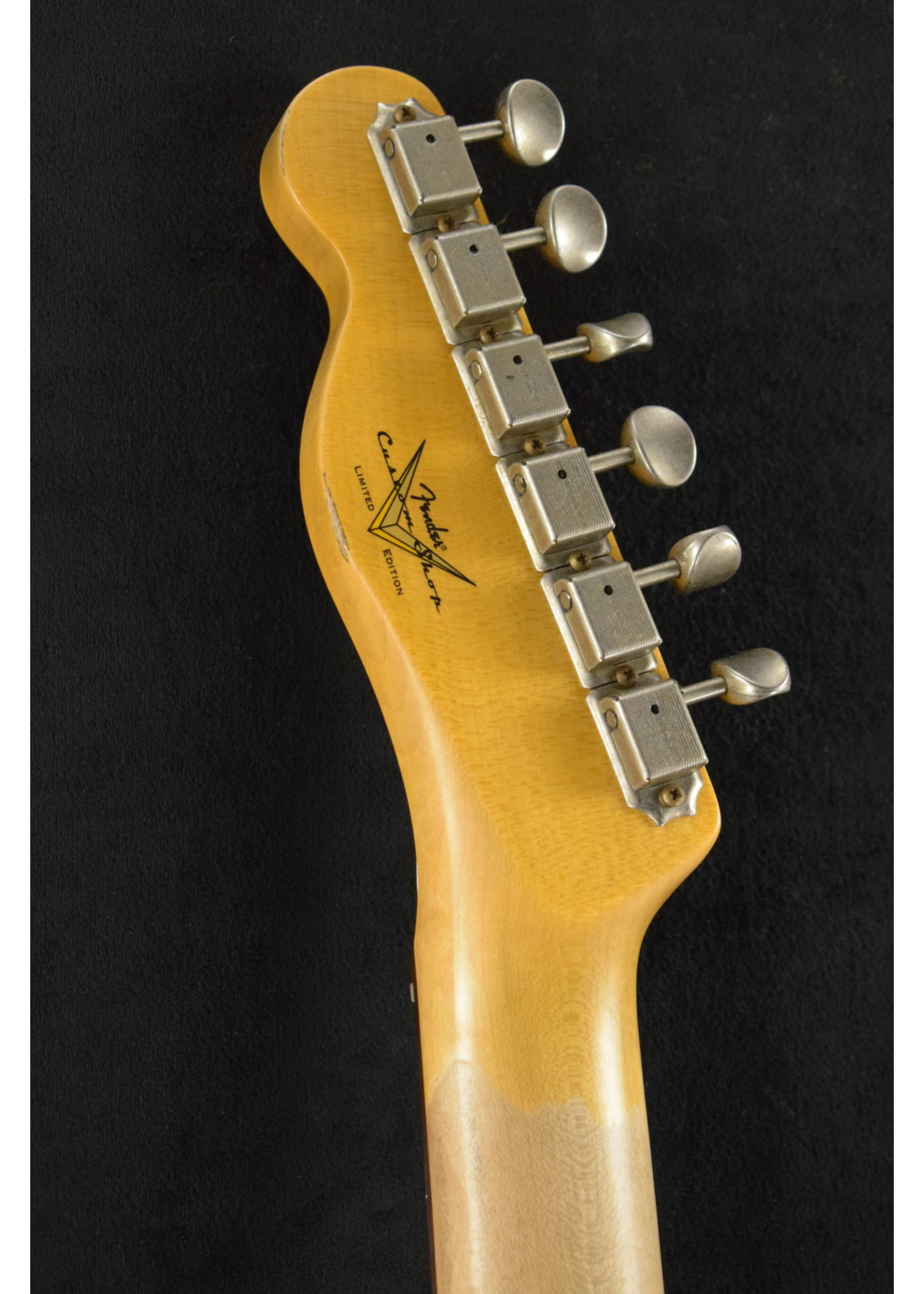Fender Fender Custom Shop '61 Telecaster Relic - Aged Olympic White Greasebucket Tone Circuit