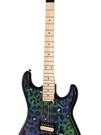 Kramer Kramer Baretta “Feral Cat” EVH D-Tuna Rainbow Leopard with Gig Bag