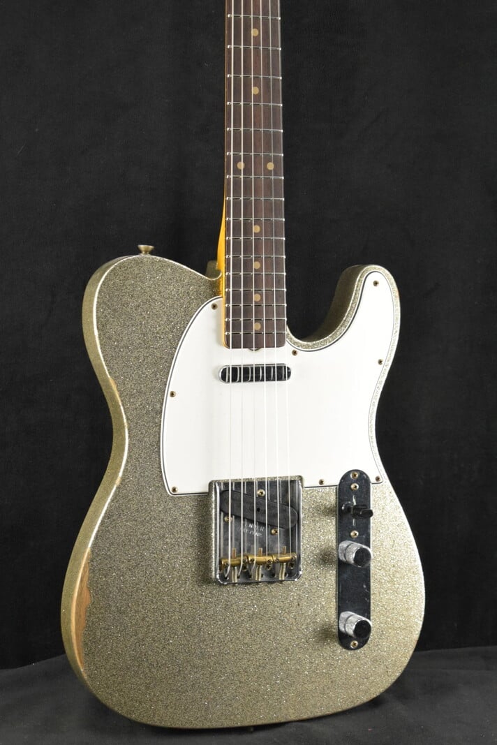 Fender Fender Custom Shop Limited Edition '61 Telecaster Relic - Aged Silver Sparkle