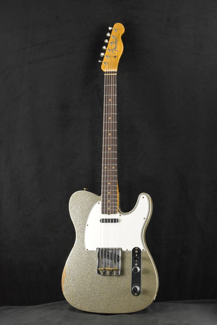 Fender Fender Custom Shop Limited Edition '61 Telecaster Relic - Aged Silver Sparkle